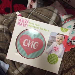 First year milestone stickers